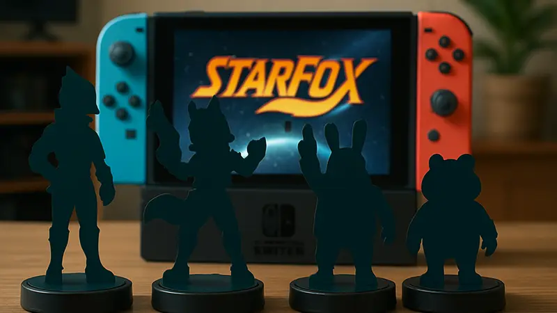 amiibo фигурки персонажей Star Fox для Nintendo Switch 2