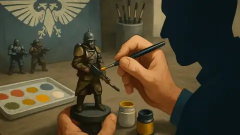 Warhammer 40,000: гайд по покраске криговца в цвета Легиона