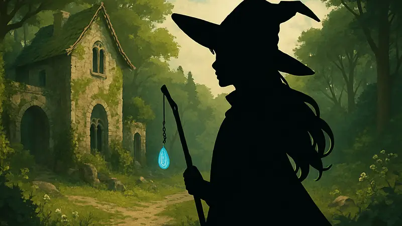 Обложка манги Once Upon a Witch’s Death с изображением главной героини