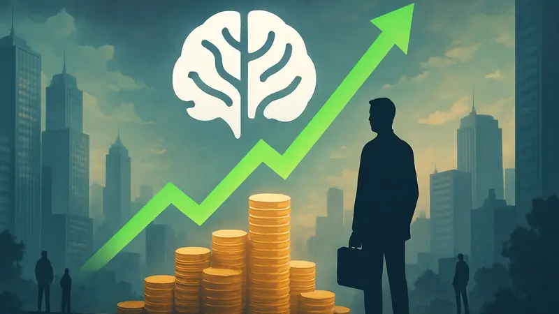 Логотип DeepSeek, символизирующий рост и инвестиции в сферу искусственного интеллекта.