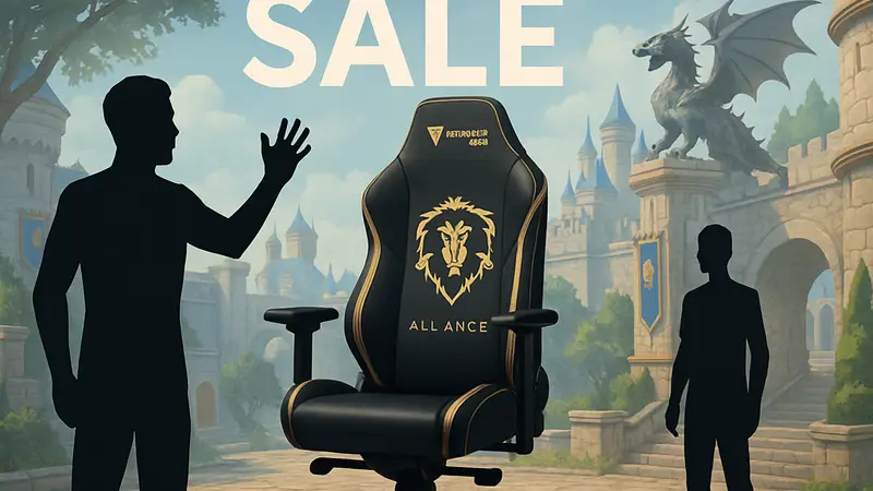 Игровое кресло Secretlab Titan Evo World of Warcraft, распродажа Secretlab