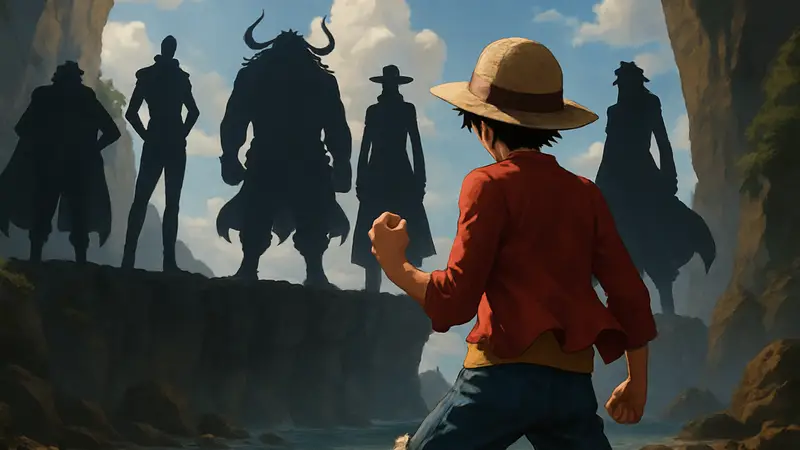 Луффи из One Piece готовится превзойти сильных персонажей в финальной саге.