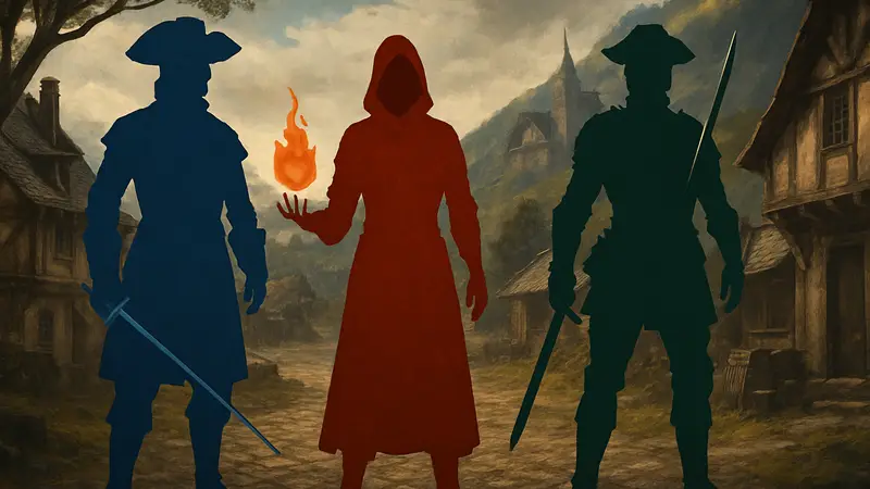 Выбор игровых профилей в GreedFall 2 The Dying World: Тактический, Сфокусированный, Гибридный.