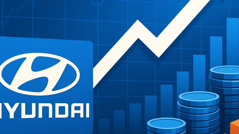 График роста акций Hyundai, капитализация 2026 года