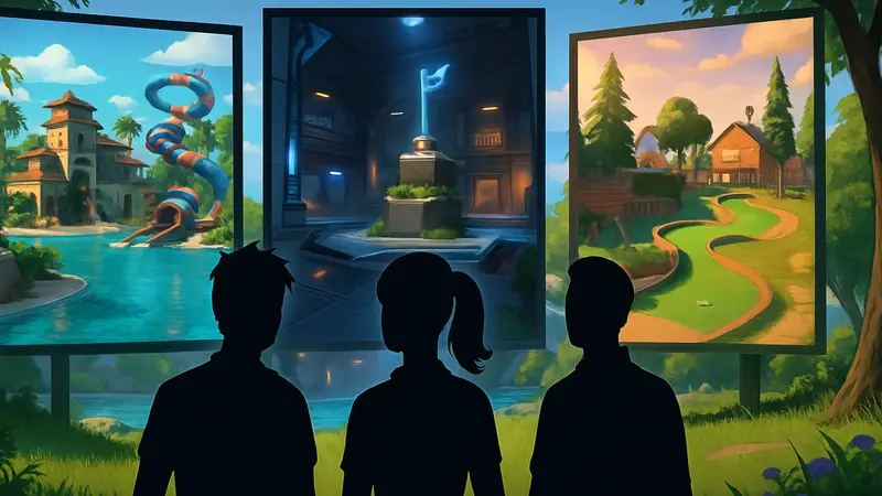 Скриншоты лучших креативных карт Fortnite для совместной игры