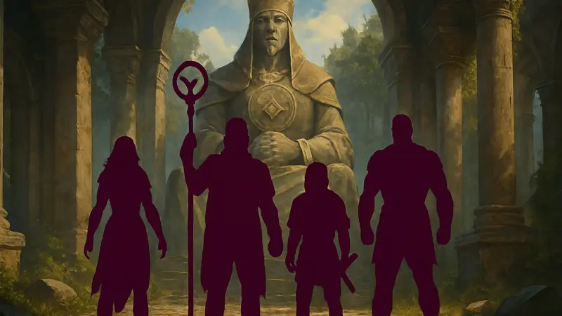 Иллюстрация из коллекционной карточной игры «Берсерк. Герои» с логотипом дополнения «Новые идолы».