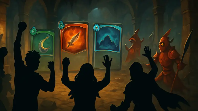 Изображение из Slay the Spire 2 с картами и персонажами