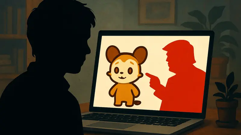 Скриншот генератора текста Pokemon Pokopia с политическими лозунгами, испортившими мем.