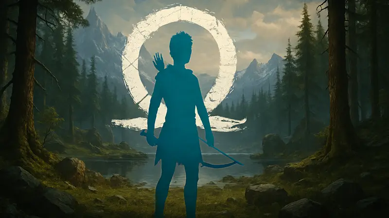 Логотип God of War Laufey или Атрей в образе Лауфей, анонс игры.