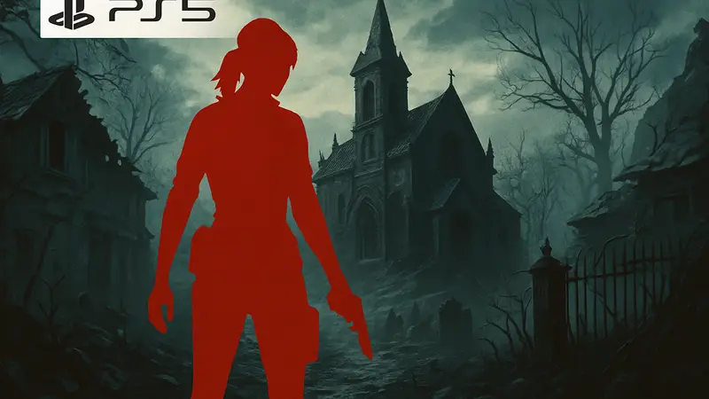 Обложка игры Resident Evil Requiem для PlayStation 5.