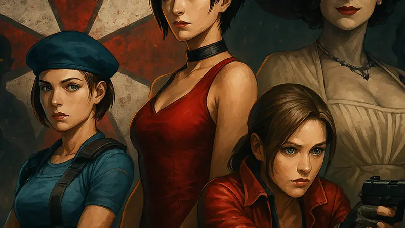 Подборка лучших женских персонажей из серии игр Resident Evil.