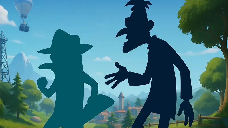 Скины Перри Утконоса и Доктора Фуфелшмертца из Финеса и Ферба в игре Fortnite