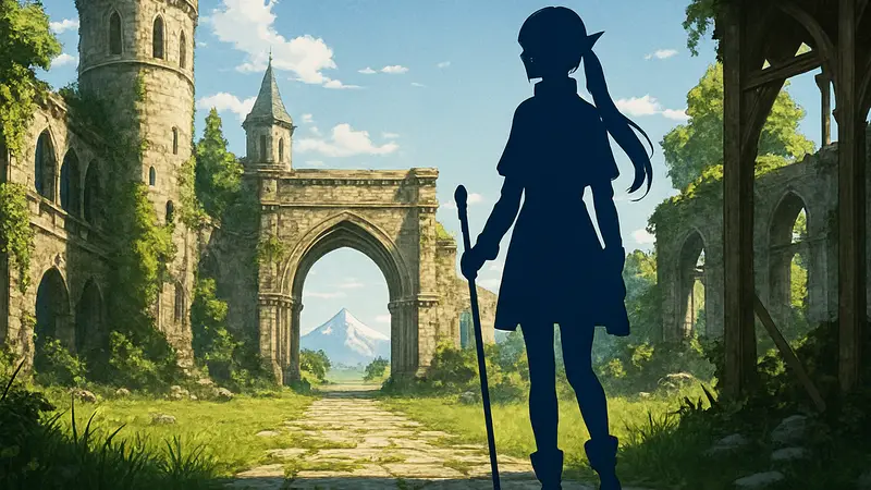 Обложка нового романа по аниме Frieren, выходящего в 2026 году