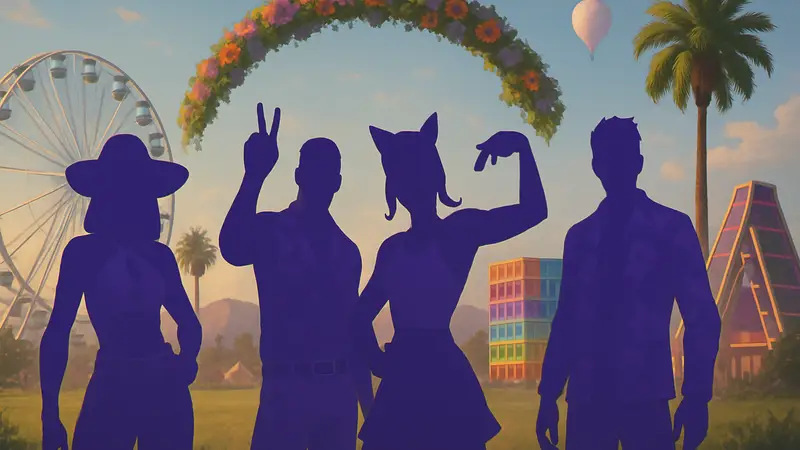 Новые скины и эмоции Fortnite в стиле Coachella 2026