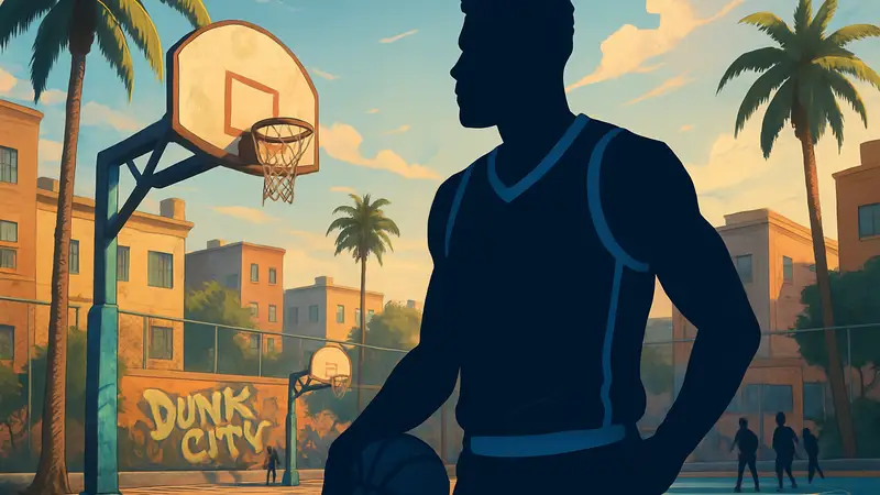Изображение Блейка Гриффина в форме баскетбольной команды в стилистике Dunk City Dynasty