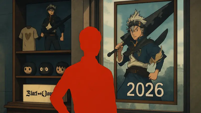 Black Clover анонсирует коллекционный мерч и выход аниме в 2026 году.