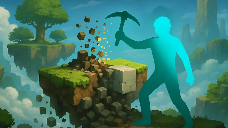 Игрок Pokopia разрушает остров Sparkling Skylands до неразрушимых элементов