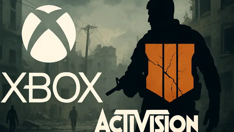 Логотип Xbox и Activision, символизирующие слияние и последующие проблемы с Black Ops 7