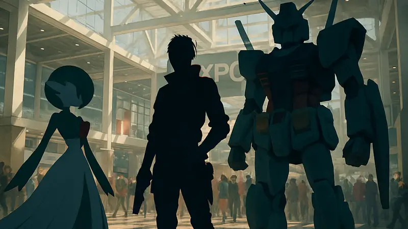Лучшие косплей-костюмы с Anime Expo 2026, включая Гардевуара, персонажей Cyberpunk и Gundam.