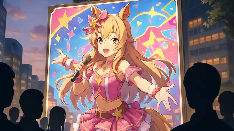 Персонаж Umamusume Smart Falcon в игровом событии, эксклюзивная карта.