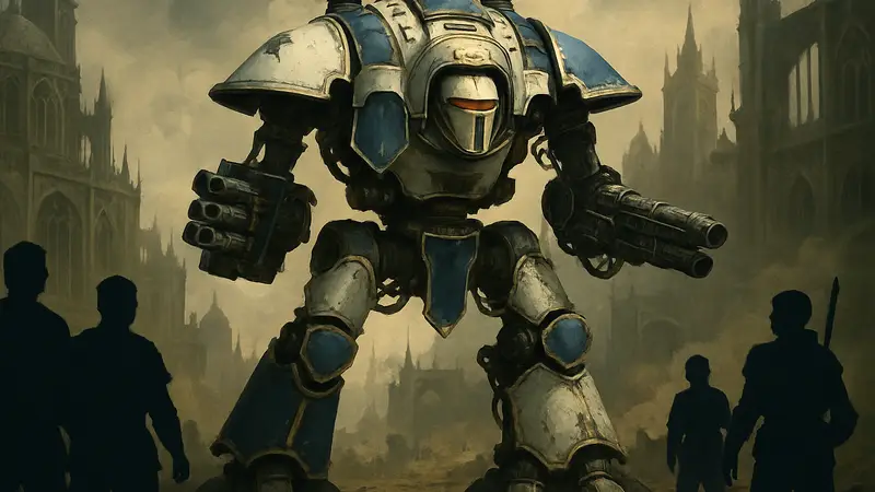 Могучая миниатюра имперского рыцаря «Дестриэ» для Warhammer 40,000