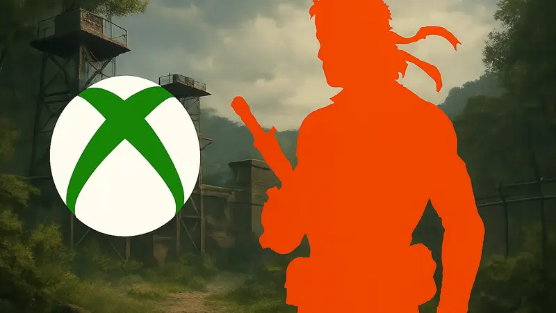 Логотип Xbox Free Play Days с изображением персонажа из Metal Gear Solid
