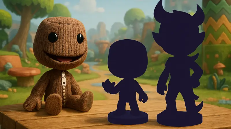 Плюшевая игрушка Сэкбоя и виниловые фигурки Сэкбоя и Векса от YouTooz