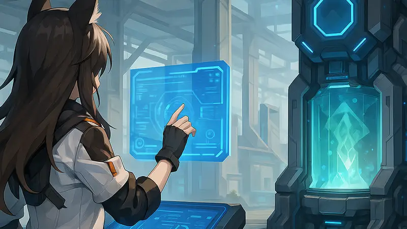 Игровой процесс Arknights Endfield: улучшение Control Nexus, разблокировка Growth Chamber.