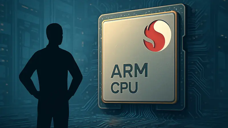 Изображение процессора Qualcomm Snapdragon X2 Arm CPU