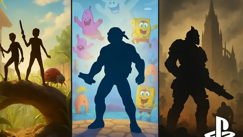 Обложки бесплатных игр PlayStation Plus июня 2026: Grounded, Nickelodeon All-Star Brawl 2, Darktide.