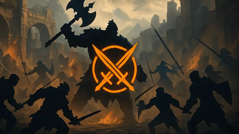 Игровой скриншот из Raven2 с эпическими битвами и логотипом режима Clash