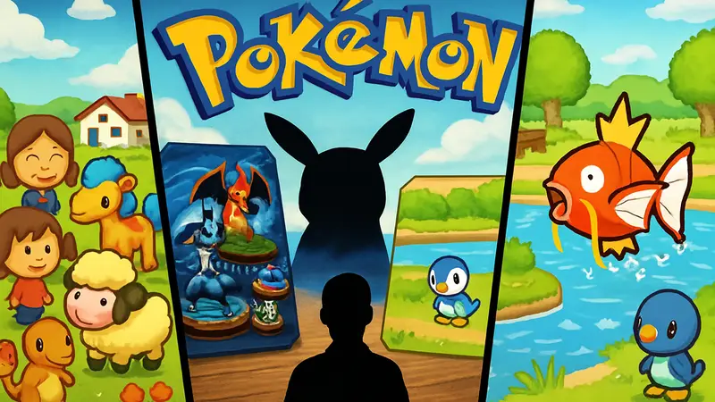 Постер Pokémon, скриншоты игр Pokémon Ranch, Pokémon Duel, Magikarp Jump