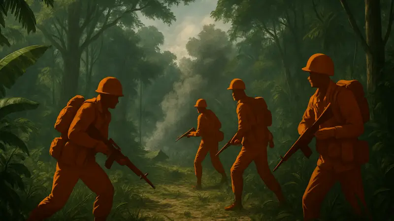 Солдаты Hell Let Loose: Vietnam в джунглях во время бета-теста, демонстрируя атмосферу войны.