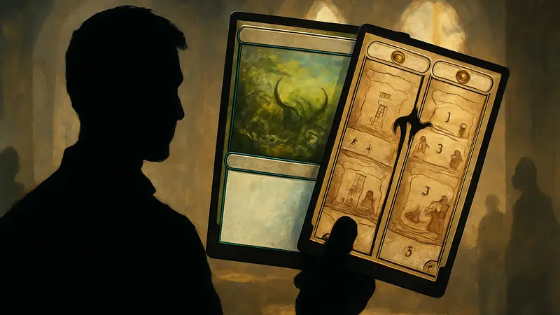 Карта Magic: The Gathering Doubling Season и карты Saga.