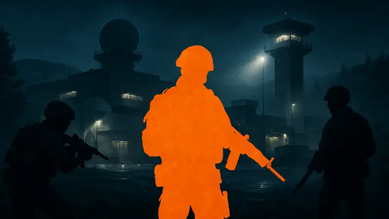 Скриншот из Battlefield 6 Nightfall с новой картой Hagental Base и механикой темноты