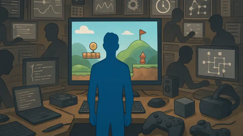 Изображение различных инструментов для разработки игр с акцентом на полезные и бесполезные