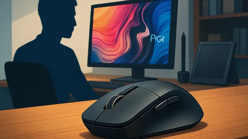 Игровая мышь Asus ProArt Mouse MD301 на столе