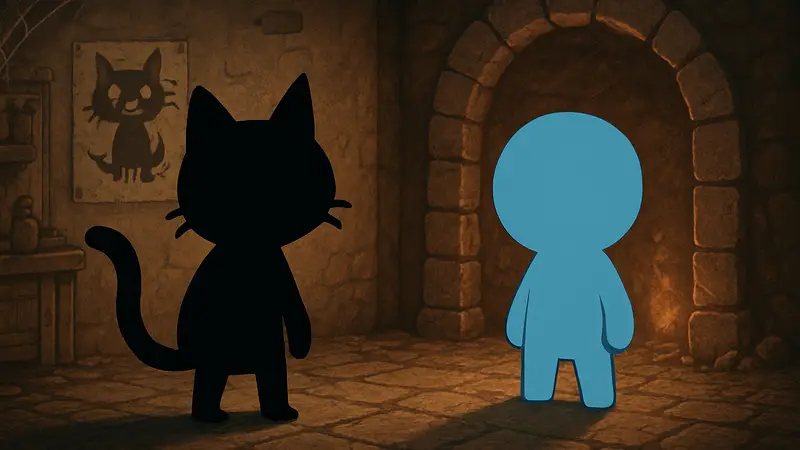 Изображение персонажей из Mewgenics и The Binding Of Isaac: Rebirth, символизирующее сравнение двух игр.