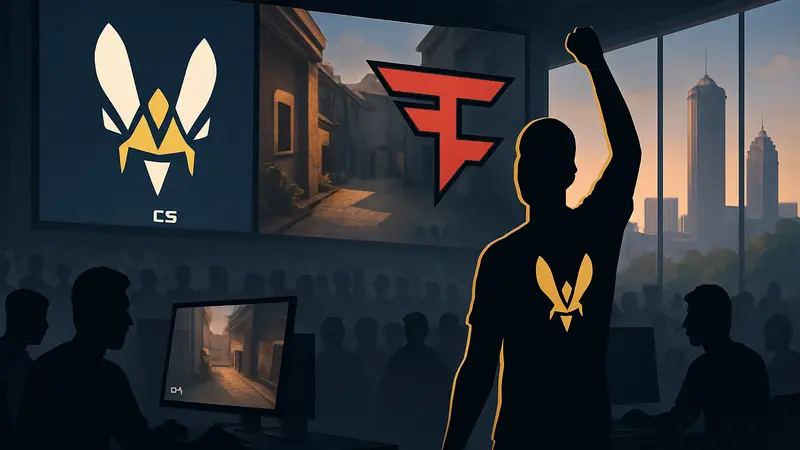 Vitality победила FaZe Clan 2:0 в CS2, киберспорт в Атланте