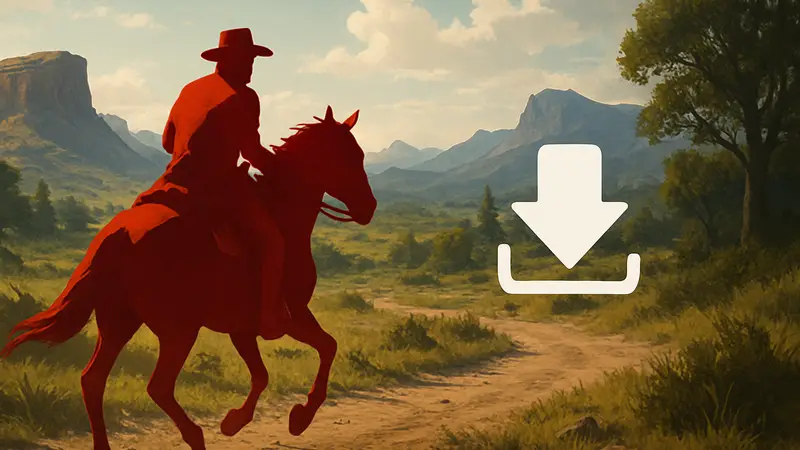 Артур Морган, главный герой Red Dead Redemption 2, скачет на лошади по Дикому Западу после установки патча.