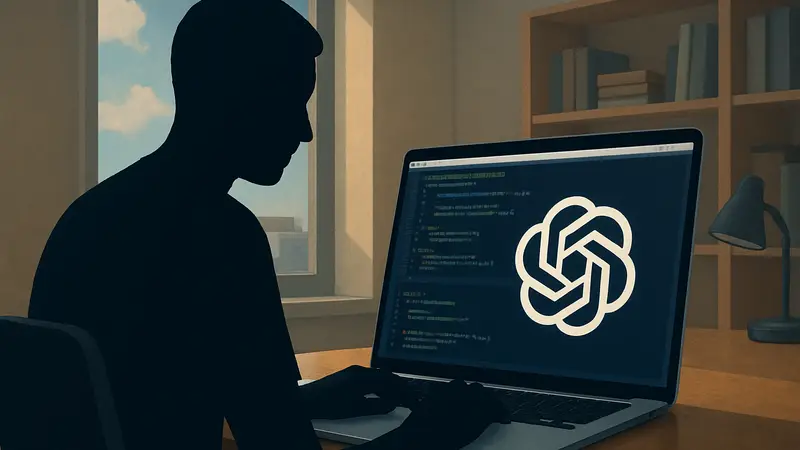 Интерфейс приложения OpenAI Codex для кодирования на Mac с логотипом OpenAI.