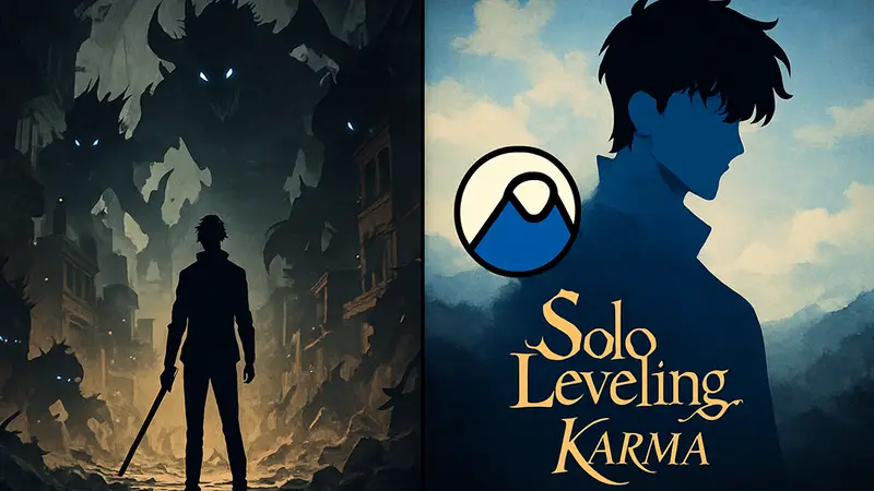 Кадры из трейлера мобильной игры Solo Leveling: Karma, логотип Anime Japan 2026, персонаж Джин Ву.