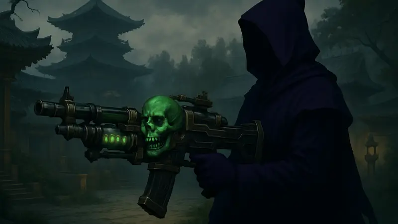 Изображение Чудо-оружия Некромант (Nekomancer) из Black Ops 7 Kowakujo.