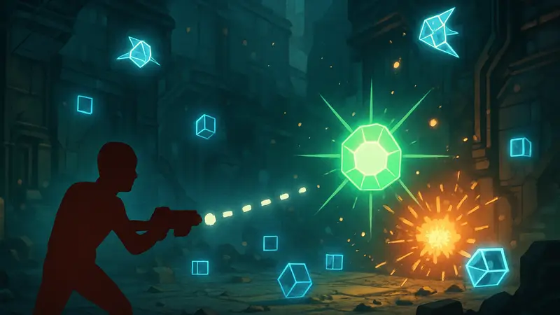 Скриншот из Sektori, геймплей twin-stick шутера, Nintendo Switch 2 игра