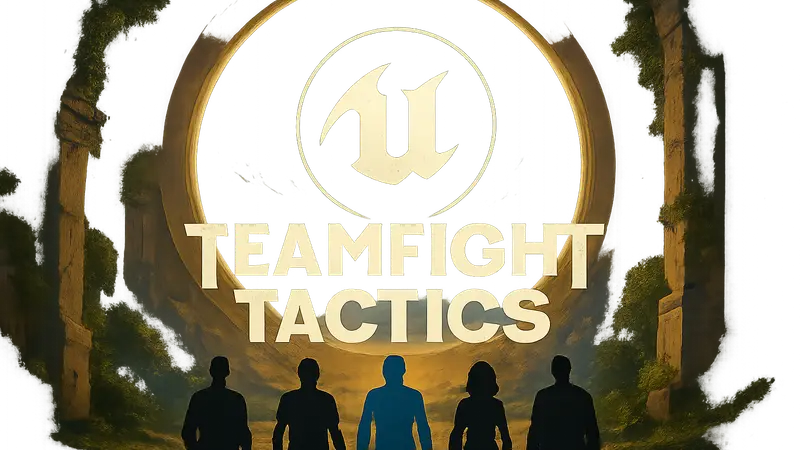 Логотип Teamfight Tactics на фоне Unreal Engine 5: возможный переход на новый движок