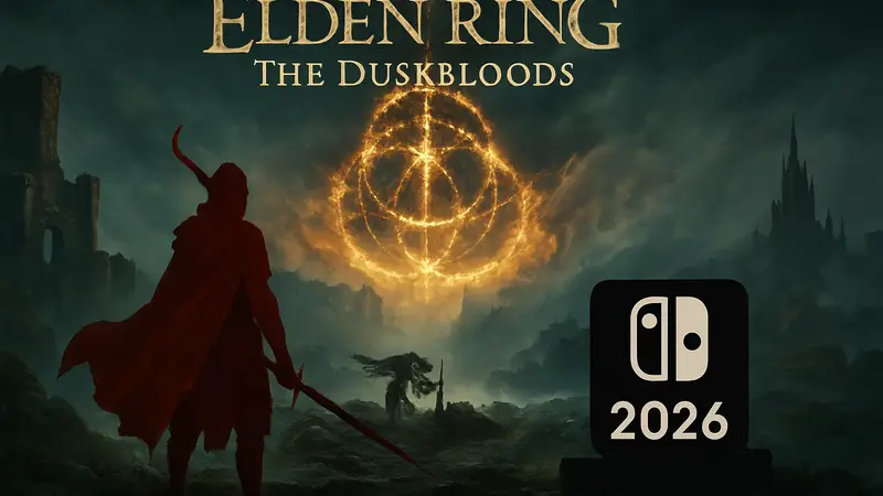 Обложка Elden Ring и The Duskbloods с логотипом Nintendo Switch 2, анонс 2026
