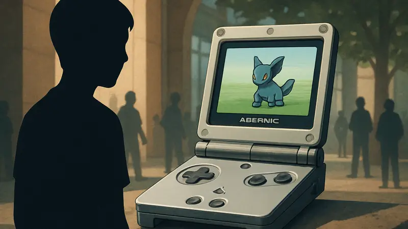 Портативная консоль Anbernic RG-SP, стилизованная под Game Boy Advance SP