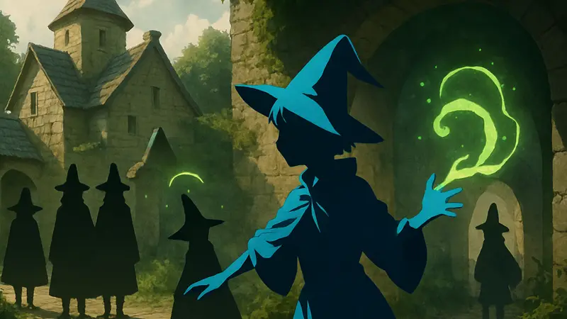 Аниме «Ателье колдовских шляп», персонаж Коко, магия