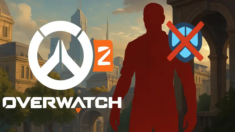 Логотип Overwatch 2 и иконка режима «Схватка» (Clash), который удаляют из игры.