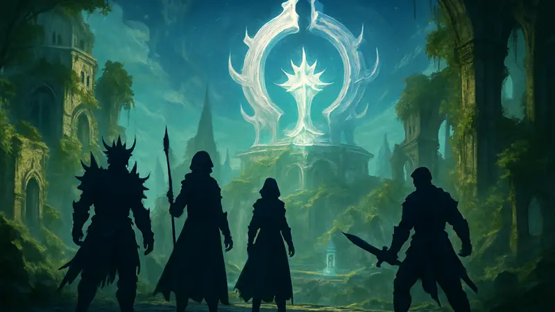 Скриншот из Guild Wars 2: Visions of Eternity, демонстрирующий новый рейд или модные шаблоны
